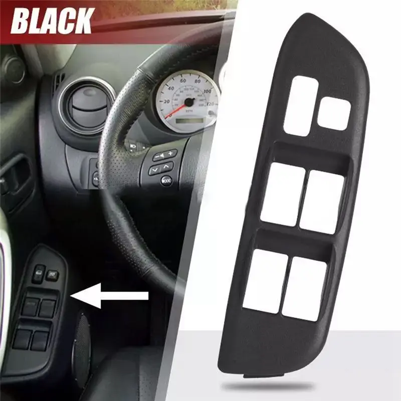 A99F-Left Front Door Armrest Upper Panel 74232-42080-B0 For Toyota RAV4 2001-2004 Window Lift Switch Bezel Cover 7423242080