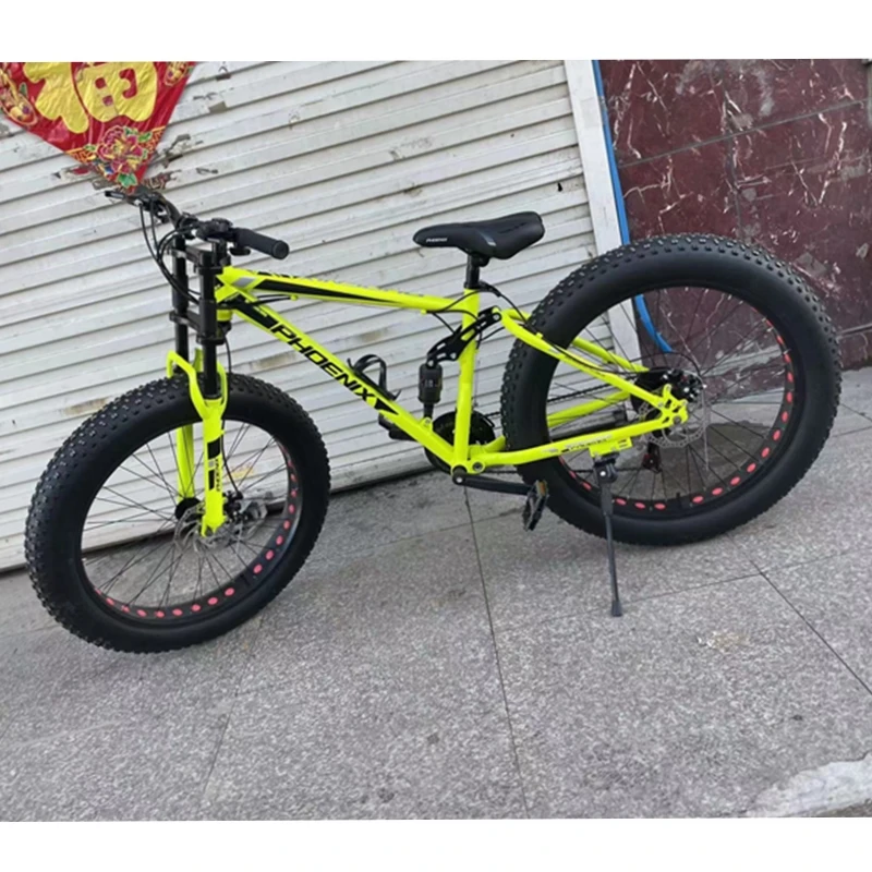 24/26 inch MTB 4.0 fat tires Mountain Bike Cross Country Beach Snow Bicycle Full Suspension Fatbike 30 speed Downhill bicicleta