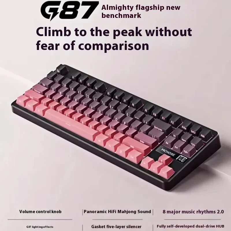 

Mchose Customized Office For Wireless The Third Mock Examination Bluetooth E-Sports Games From The Whole Series Of G87 Mechanica