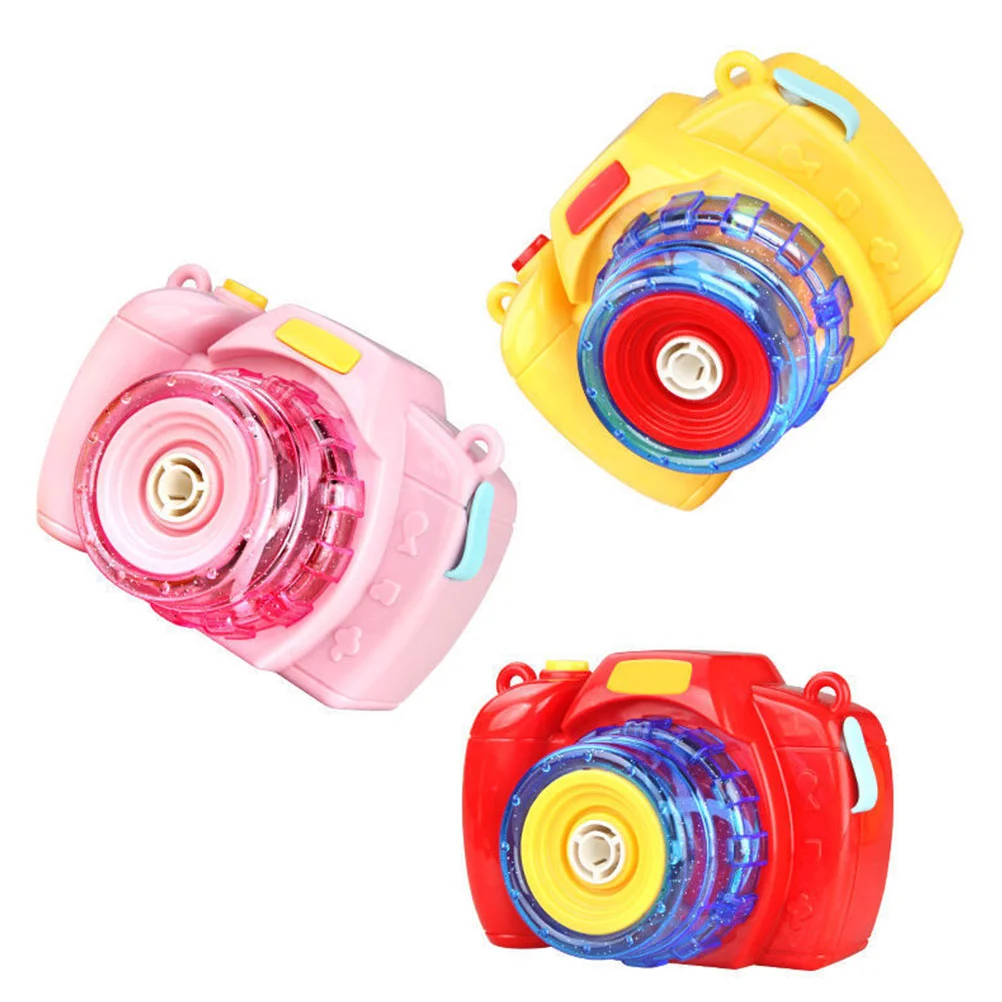 Automatic Bubbles Blower Children Machine Music Camera Electric The