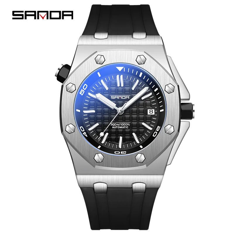 Sanda\'s new 7031 men\'s automatic mechanical movement quartz watch fashion sports men\'s watch