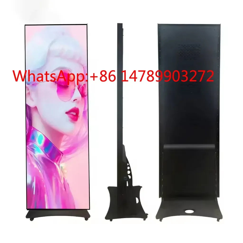 P2.5 Smart Floor Stand Panel Indoor Mall Advertising Display Poster Wall
