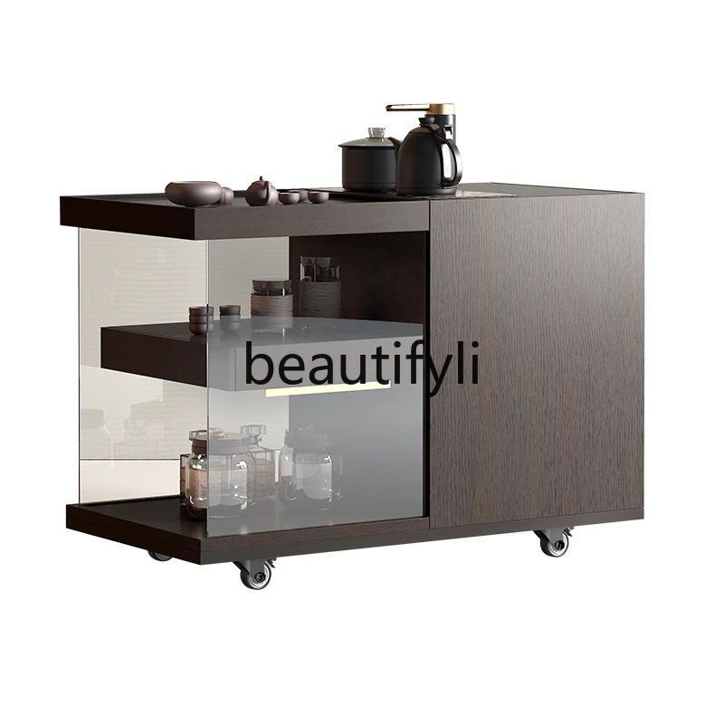 

Living room removable sofa side several tea table kettle integrated tea table household trolley