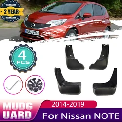 4PCS Car Mud Flaps for Nissan Note E12 2014~2018 Versa Mudguard Splash Guard Fender Mudflap Auto Accessories 2015 2016 2017 2018