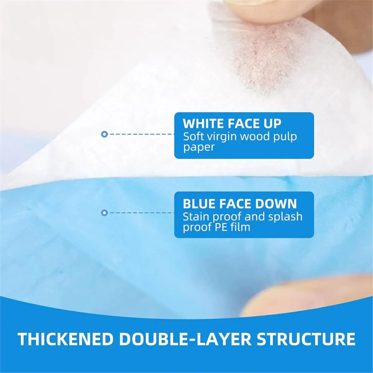 NEW 50 Pack Toilet Seat Covers Disposable 16x24 Inch XL Portable Toilet Liners Travel Seat Cover for Outdoors,Hotel