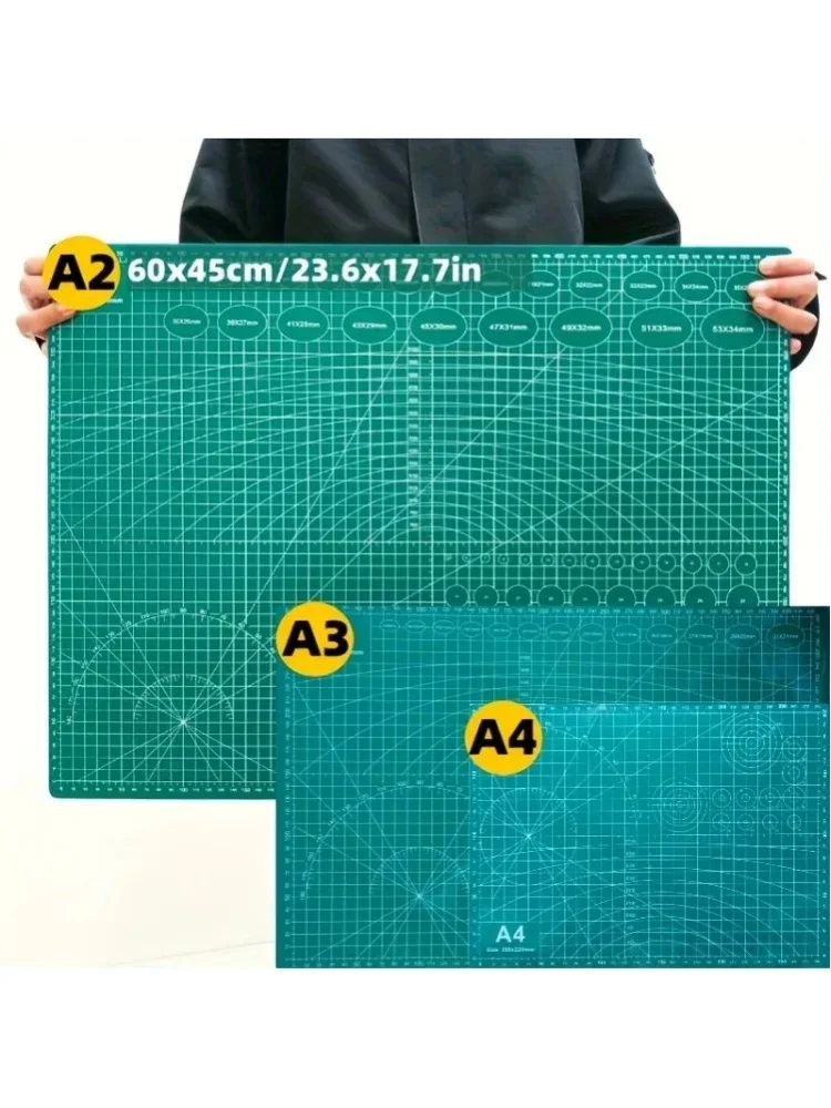 1 Stück A3/A4 Gitter-Schneidematte, Brett für Stoff, Papier, Quilten, Nähen, Basteln