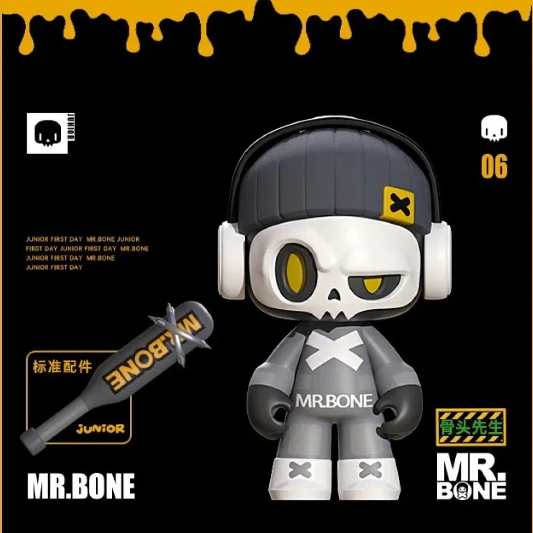 MR BONE Junior First Day Series Blind Box Guess Bag Mystery Box Toys Doll Cute Anime Figure Desktop Ornaments Gift Collection