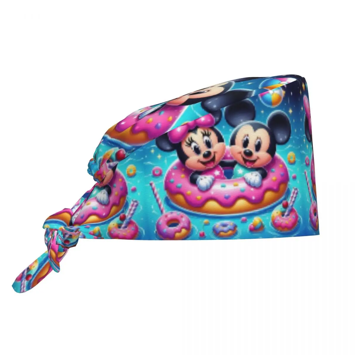 Cappello da Lavoro Unisex,Cuffia Chirurgica,Cuffiette Chirurgiche,Cuffie Sala Operatoria,Cappello Sanitario,Cappello da Lavoro con Stampa in Cotone 100%, Per Infermieri,Dentista,M