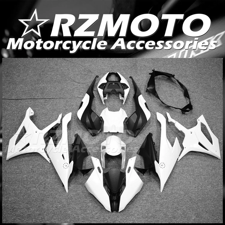 4Gifts New ABS Motorcycle Fairings Kit Fit For BMW S1000RR 2019 2020 2021 2022 2023 2024 Bodywork Set Custom White Glossy