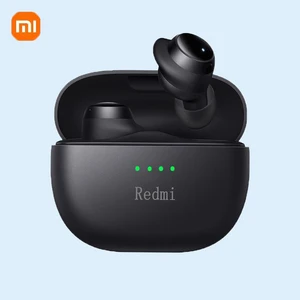 Xiaomi Redmi Bluetooth 5.2 미니 충전 케이스 방수 스포츠 헤드폰이있는 이어 버드 인 이어 헤드셋 케이스가 포함 된 10 개의 최고의 판매 무선 헤드폰 - №9