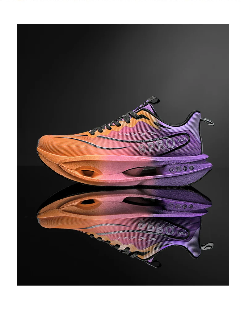 Herren-Laufschuhe, Marathon-Sportschuhe, lässige Herren-Sneaker, Carbon-Platte, atmungsaktiv, leicht, bequeme Damen-Sportschuhe. – Detail 29
