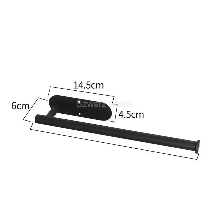 Kitchen Tissue Holder Dispenser Accessories Non Perforated Cabinets Napkins Storage  Bathroom Roll Paper Holder Towel Rack C2