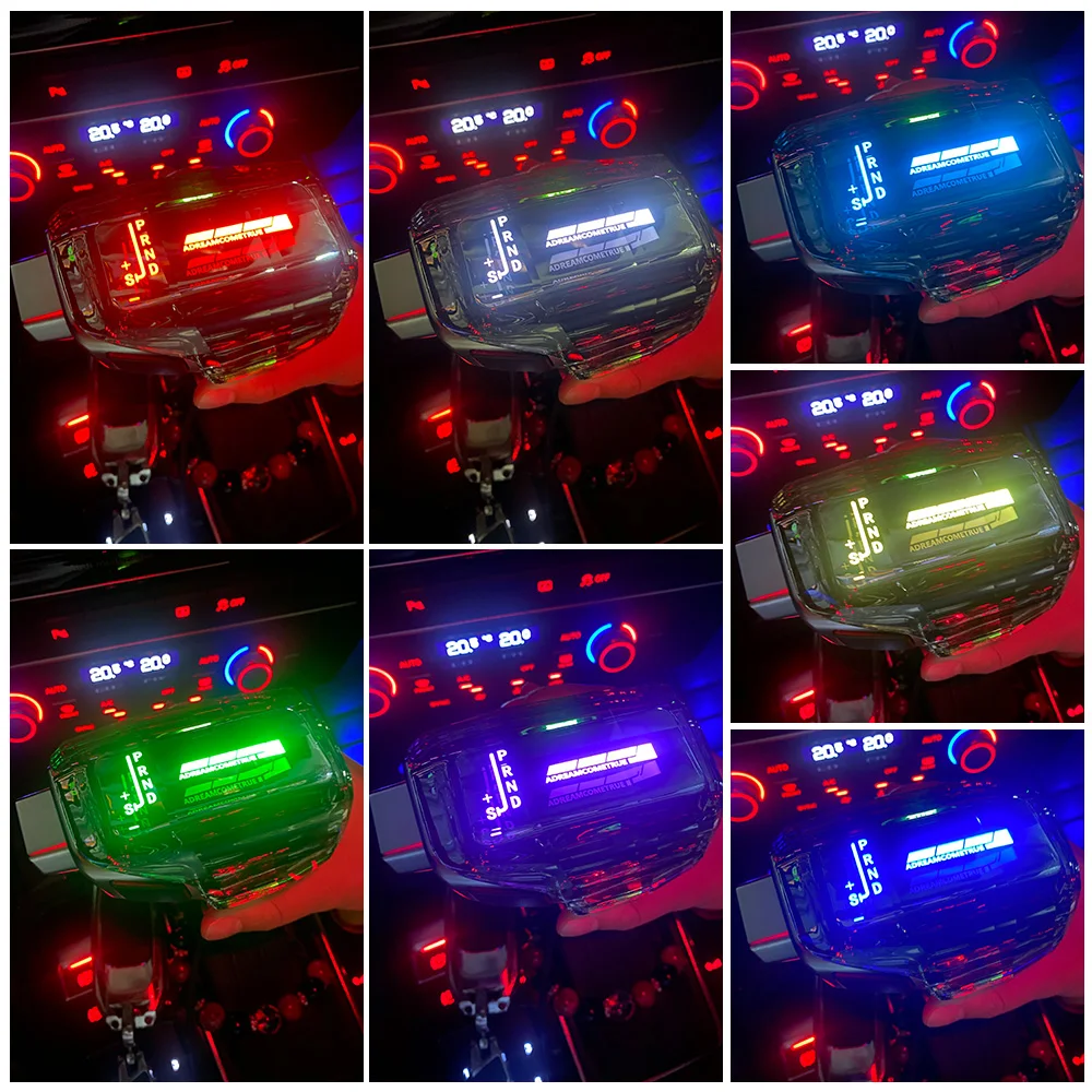 LED Crystal Gear Shift Knob for Volvo S60 S80 V40 V60 V70 XC60 XC70 Gear Stick Lever Gearbox Handle Car Automatic Accessories