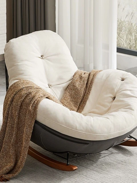Living room light luxury penguin rocking chair lounge chair simple modern home balcony leisure chair AliExpress 1503