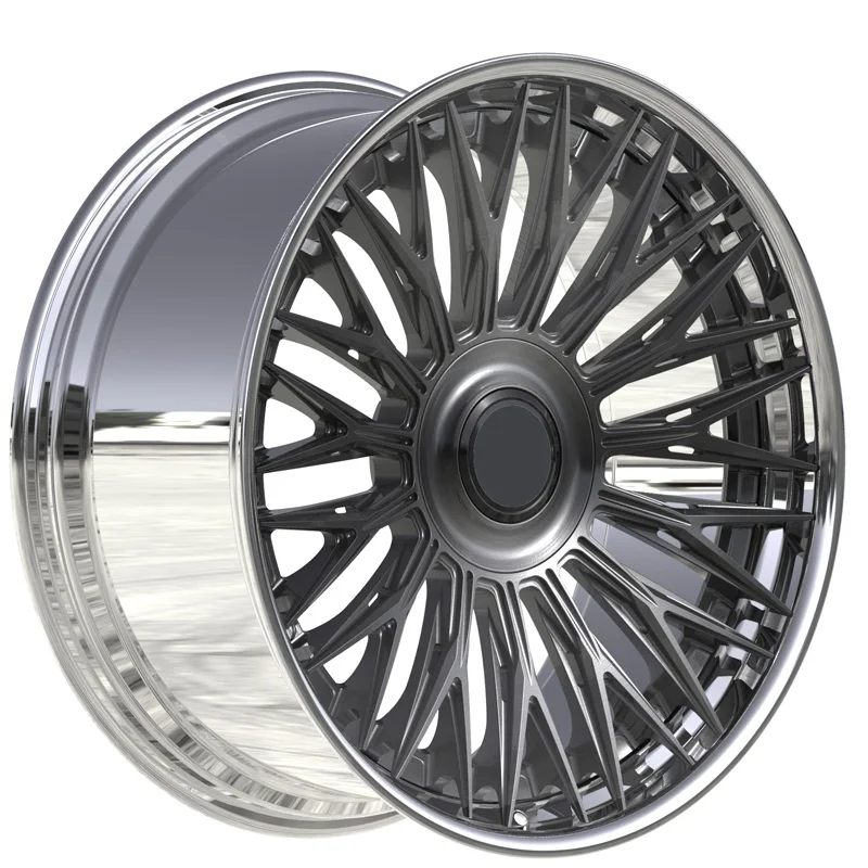 

BORUI 19 20 21 Inch Custom Aluminum Alloy Forged Rims Brushed Black Wheel For Lamborghini 5x120 Passenger Car Wheels