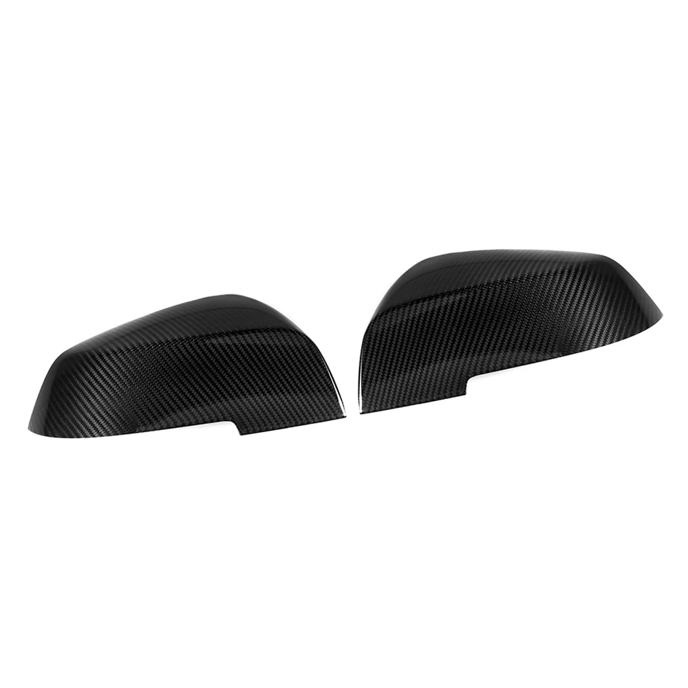 Real Dry Carbon Fiber Car Door Side Wing Rearview Mirror Cover Glossy For BMW F20 F22 F30 F35 F34 F32 F33 F36 E84 I3 2012-2020