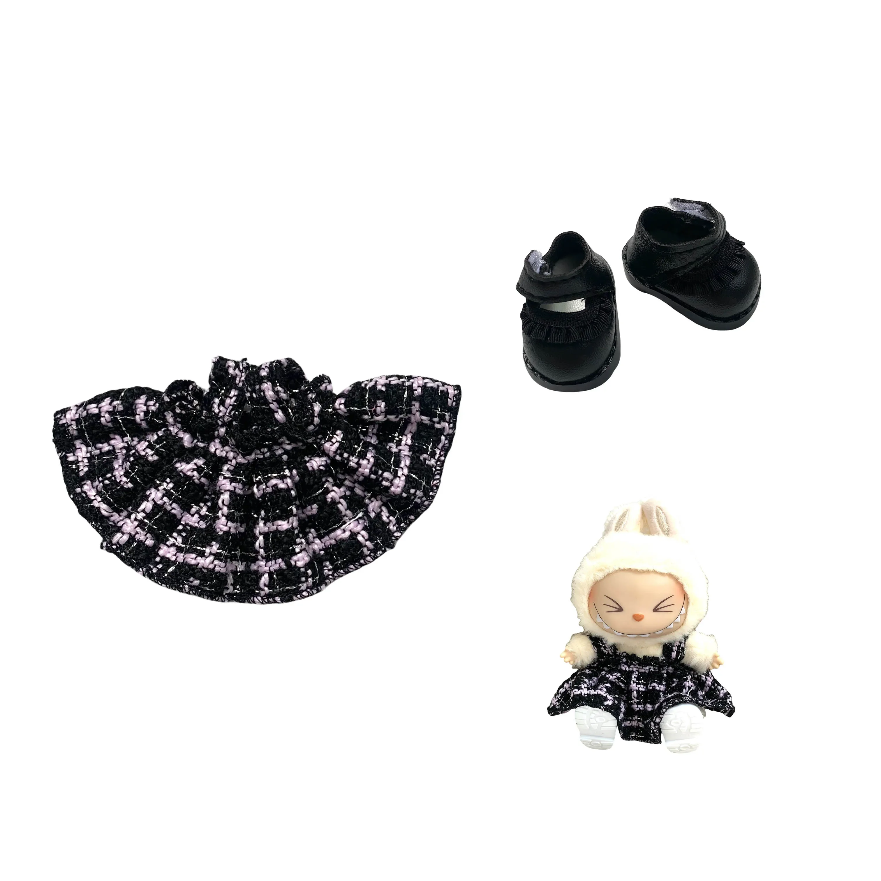 ملابس لملابس دمى لابوبو، إكسسوارات الزي، مجموعة فستان مصمم الملابس