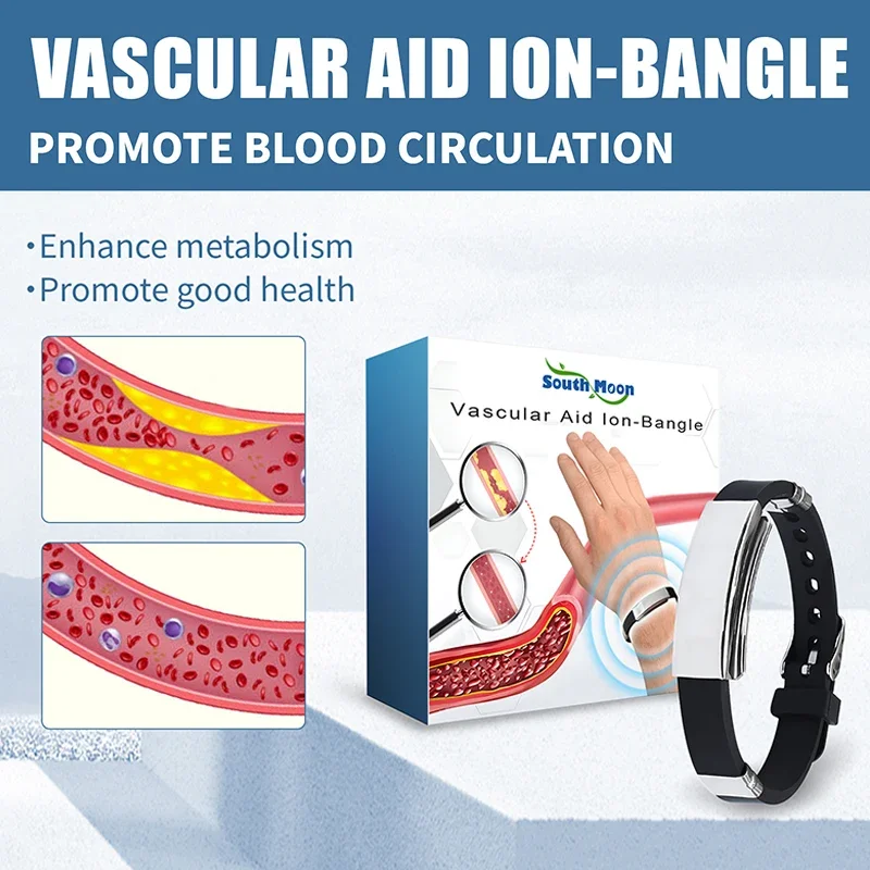 Blood Vessels Clean Negative Ions Bracelet Lowering Pressure Improve Vascular Health Prevent Arteriosclerosis Ions Wristband