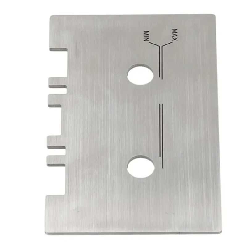 ABYC Cassette Cauge Set Mechanical Alignment ความแม่นยําสูง Guide Gauge Kit 2pcs Check Bar อลูมิเนียมติดตั้งง่าย