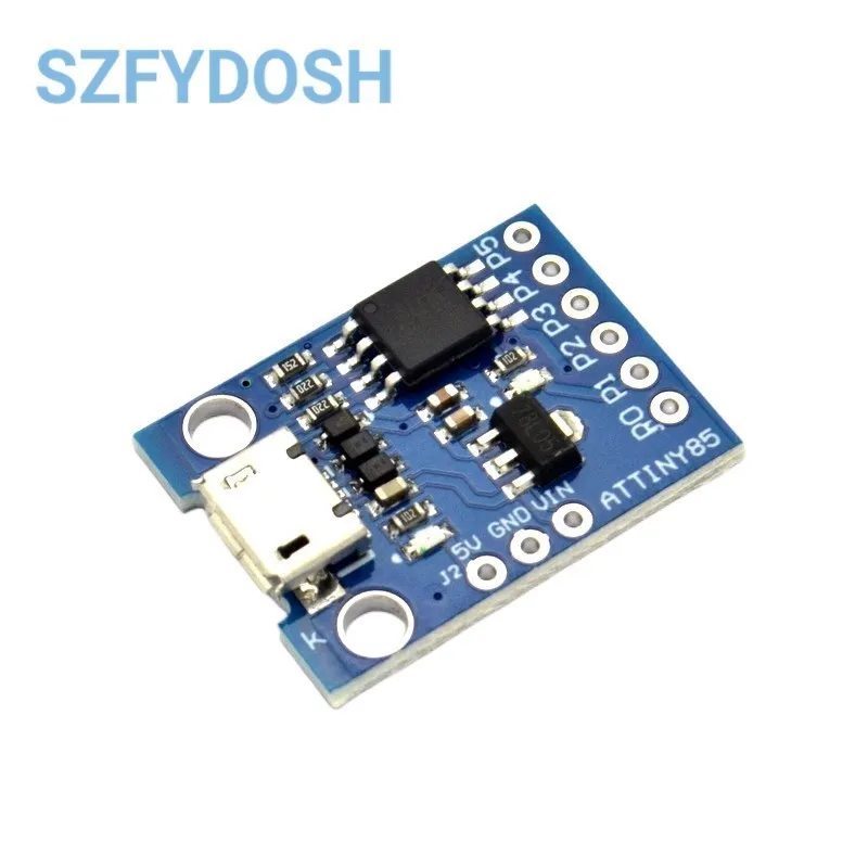 ATtiny ATtiny85 Digispark Kickstarter Micro USB Development Board Module For Arduino IIC I2C TWI SPI Low Power Microcontroller