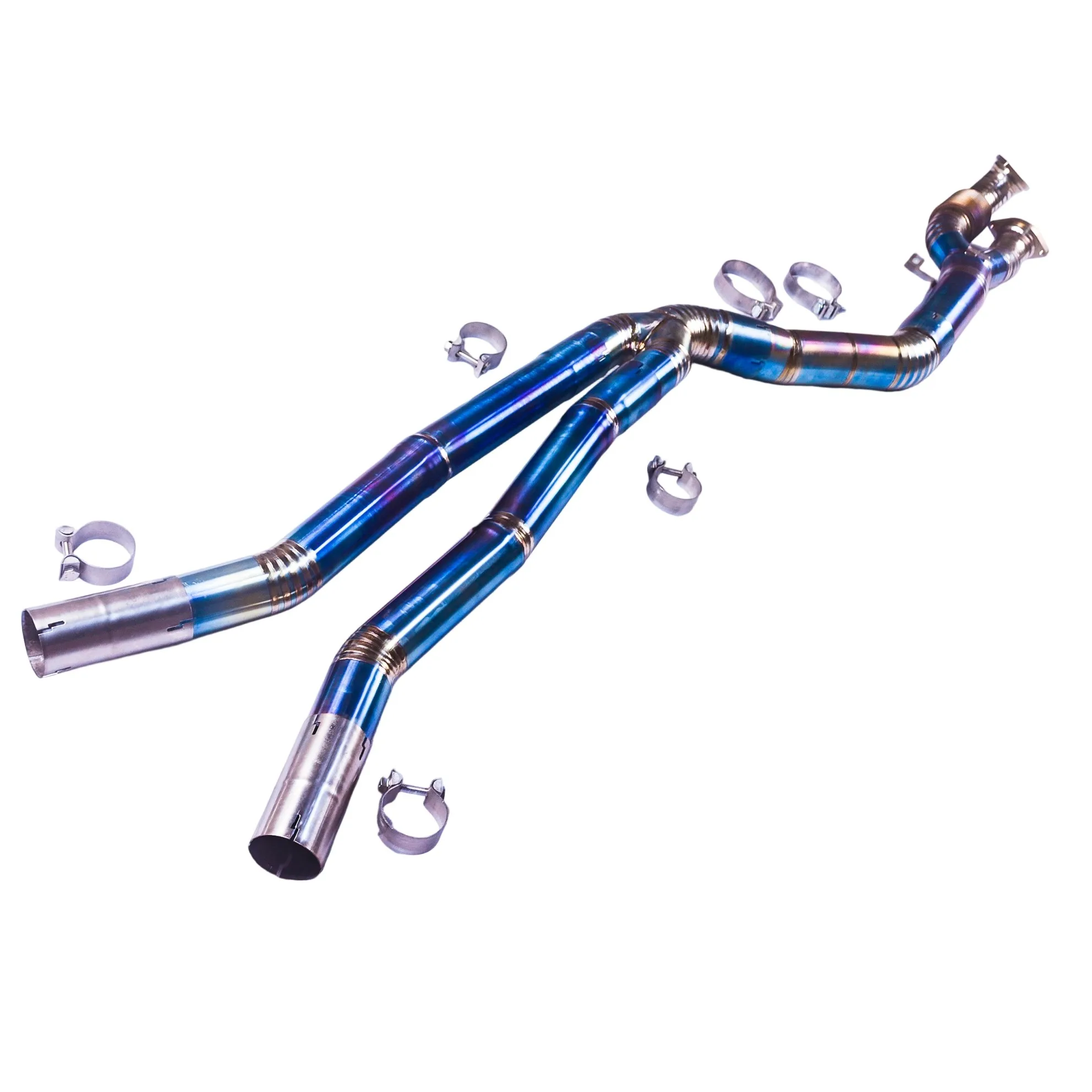 [Custom Product] Suitable for the middle section of BMW M2 M3 M4 G87 G80 G82 3.0T titanium alloy resonant tube