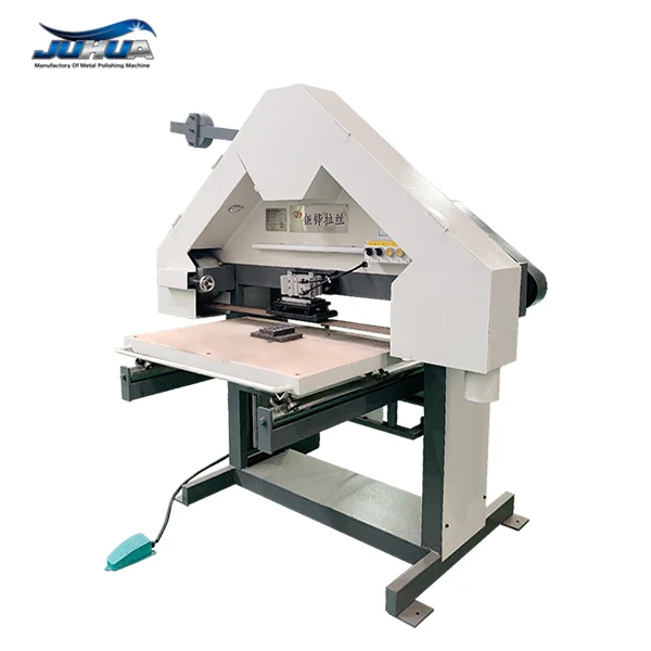

Electric Motor Polishing Grinder Triangular Flat Wire Drawing Machine for Metal with 4KW Power 1080r/min L860xW550mm Worktable