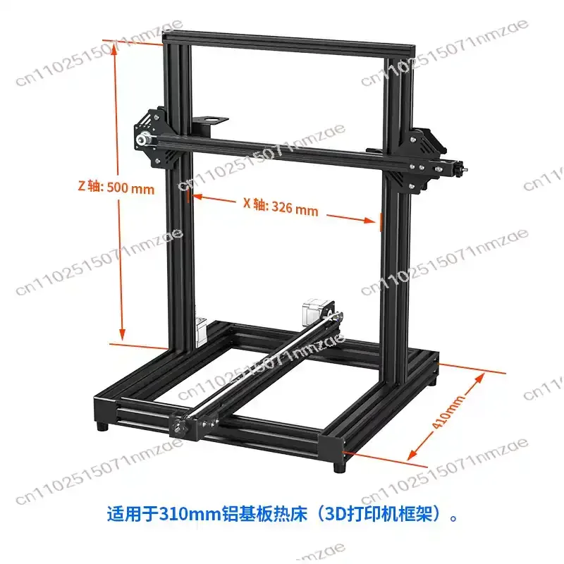 Aluminum Alloy Outer Frame  Ender3 CR-10 235/310mm Hot Bed 3D Printer DIY Accessories Set