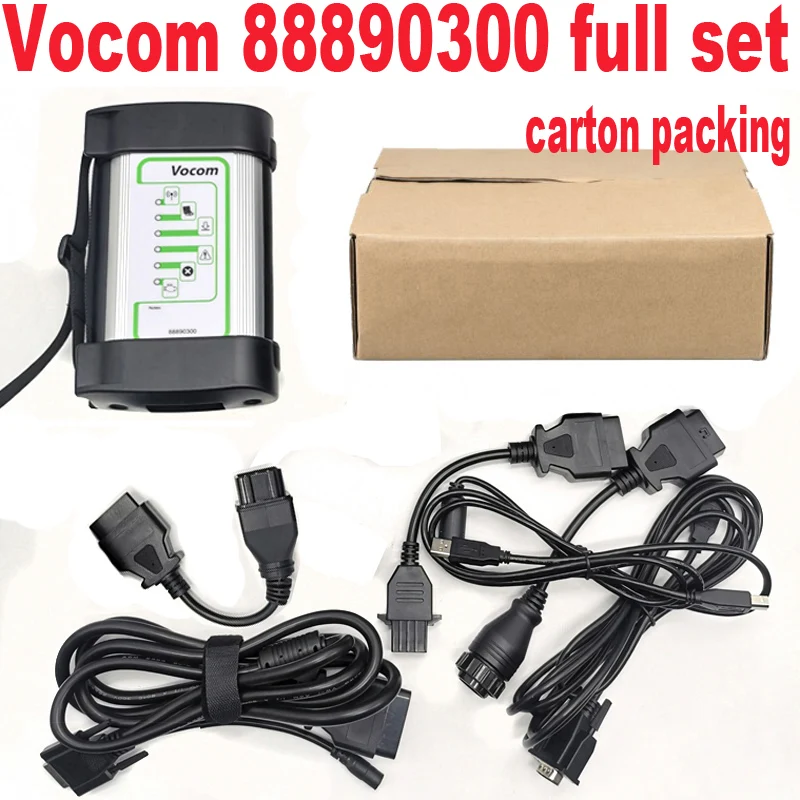 For VOL V Vocom 88890300 Interface vo For Renault/UD/Mack Heavy Duty truck obd scanner Calibrate & Programming Diagnostic Tool