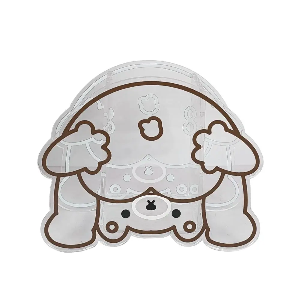 

Милые животные Kawaii пенал мультфильм прозрачный настольный органайзер для ручек акриловый утолщенный стационарный ящик для хранения для девочек