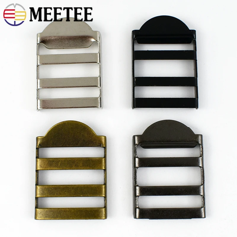 4-20Pc 25mm Metal Ring Buckles for Bag Strap Webbing Tri-Glide Slider Buckle Dog Collar Belt Clasp Hook DIY Hardware Accessories