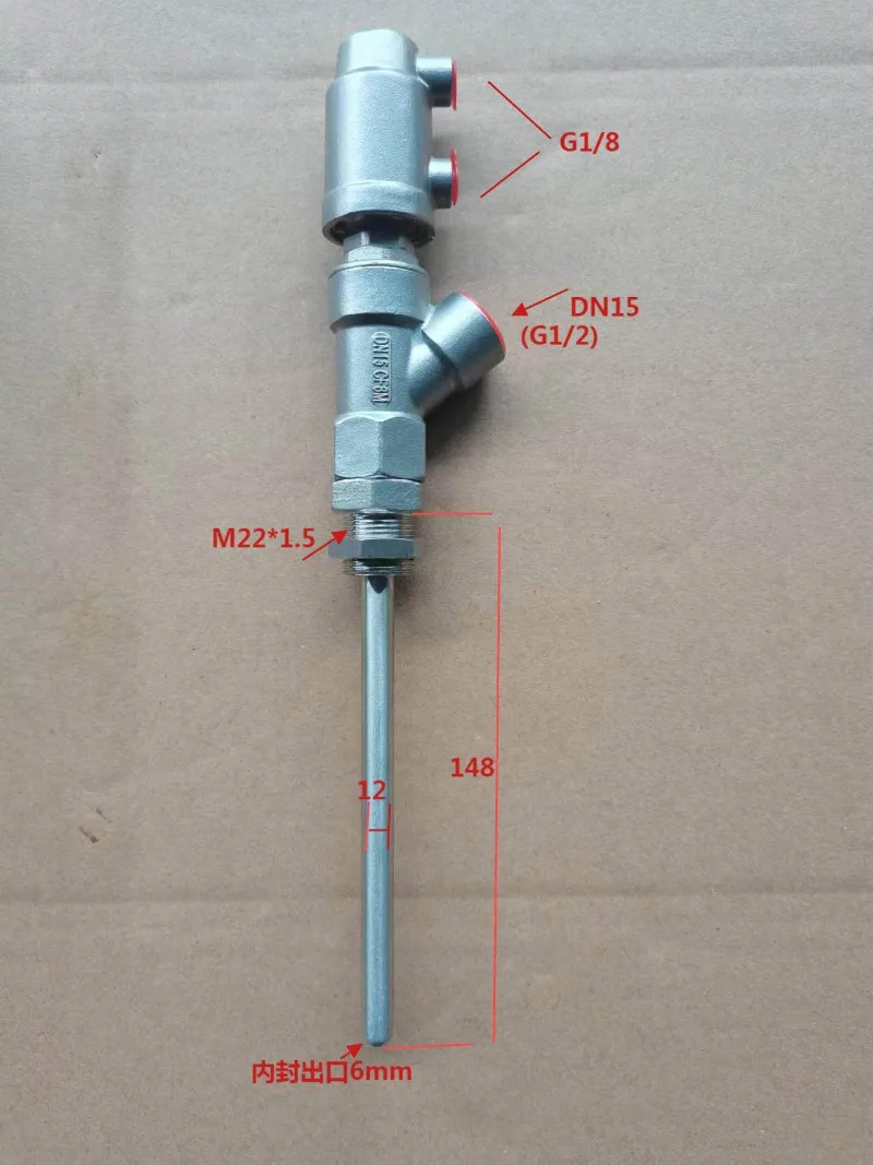 Liquid Filling Machine Accessories Discharge Nozzle Filling Head Water Agent Small Caliber Anti Drip One-way Valve Water Outlet