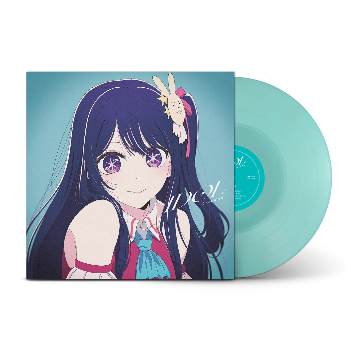 

Официальный YOASOBI Idol Oshi No Ko виниловый синий прозрачный LP Limited Edition аниме OST японская запись
