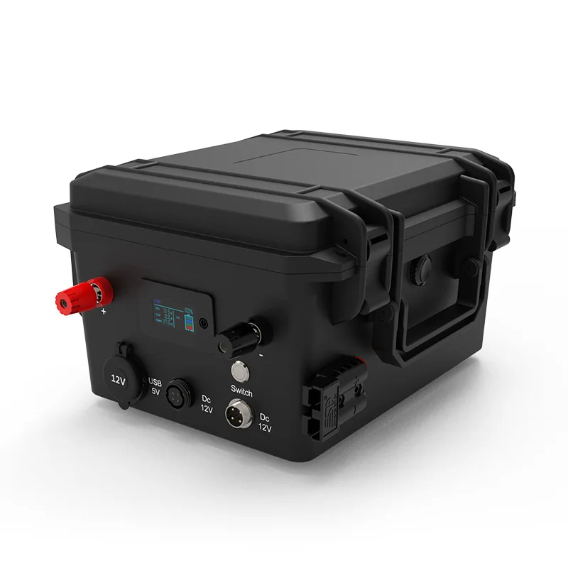 

12.8V100Ah Ship Power Battery Outdoor Camping Portable Mobile Power Supply 1.28 KWh Electric Energy Storage Battery