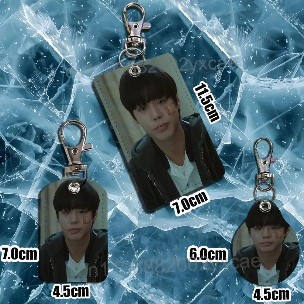 Yeon Sieun Ahn Suho Weak Hero Class Cartoon Singer Anime Card Keychain Fashion Pendant Bag ID Door Card Holder Bus Card Cute - view 3