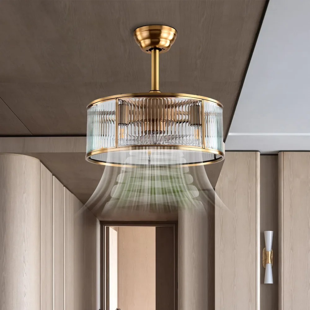 18인치 빈티지 농가 천장 선풍기 - 양면 블레이드, 3단 속도, 타이머 기능 - 침실에 적합(10-15) ㎡   룸 커버리지)