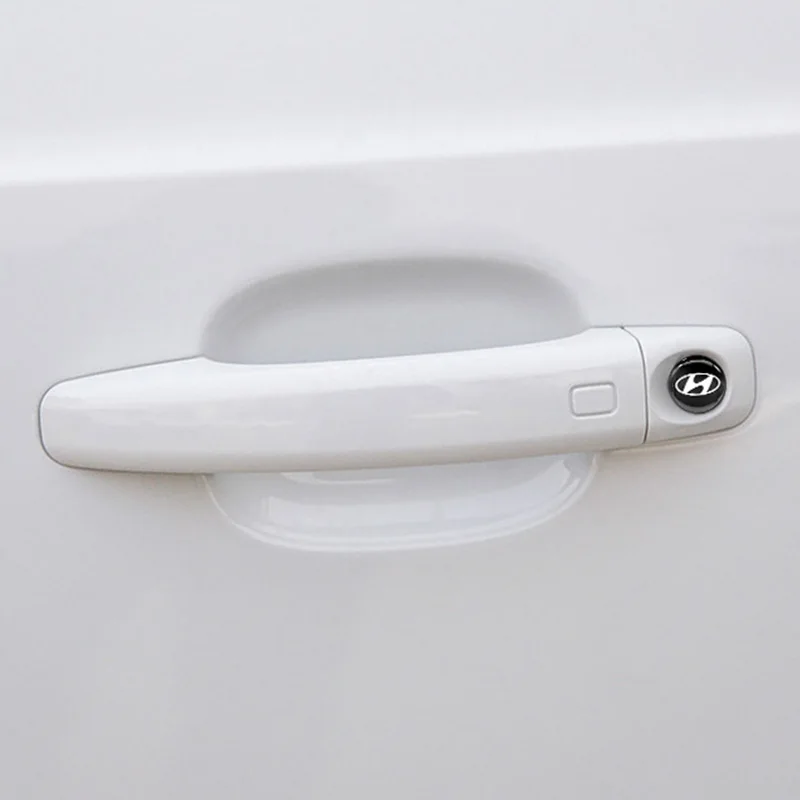 4/10 قطعة باب السيارة ثقب المفتاح غطاء ملصق قفل الأساسية مائي لشركة هيونداي جينيسيس N-LINE I10 I20 I30 I40 IX20 كونا جيتز اكسسوارات السيارات #5