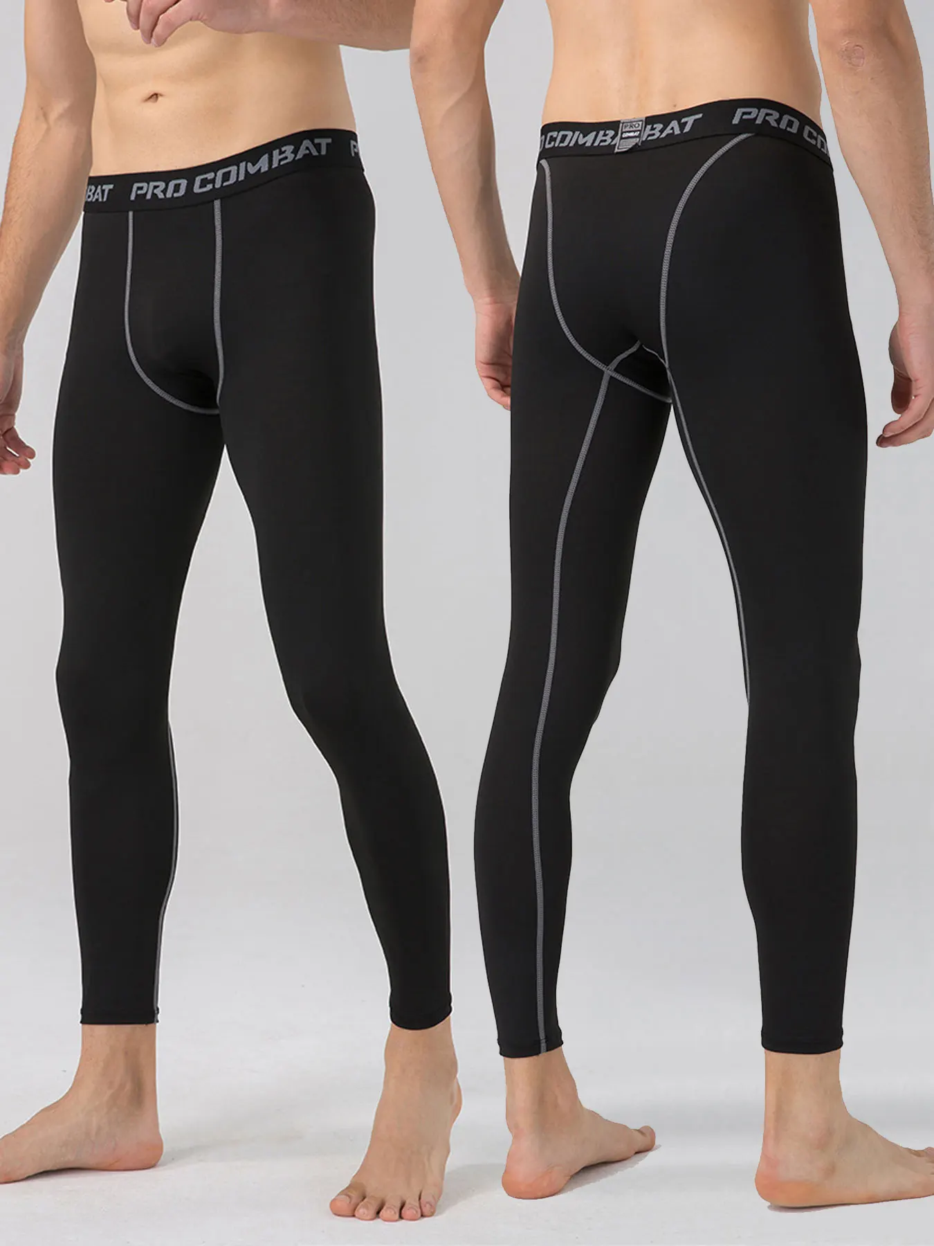 

Men's Compression Pants Leggings Sports Tights Performance Athletic Baselayer Workout Running