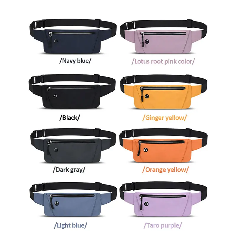 Running Waist Bag Sports Belt Pouch Mobile Phone Bag Men Women Waist Pack Lightweight Gym Sports Bag Waist Pack Adjustable Strap