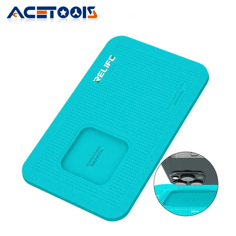 Relife แผ่นฟิล์ม RL-004DM กันลื่นมืออาชีพ, แผ่นซิลิโคนออกแบบมาหลายขนาดพิเศษสำหรับโทรศัพท์มือถือฟิล์มป้องกันกล้อง