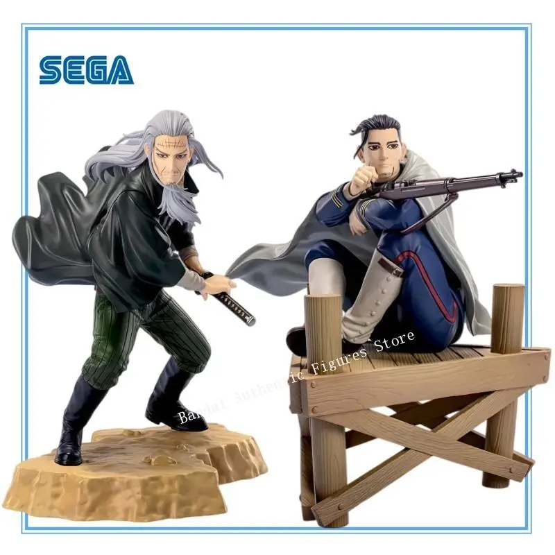 Figura de acción original de SEGA Golden Kamuy Xross Link Hijikata Toshizou Ogata Hyakunosuke, modelo de figura de anime, juguetes y regalos