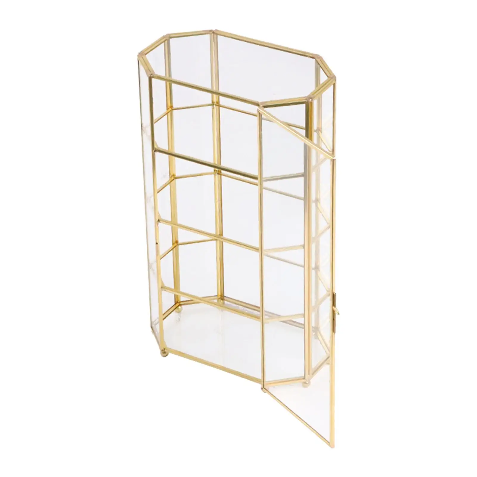 Glass Jewelry Box Multi Layer Decor for Women Bedroom Bracelet