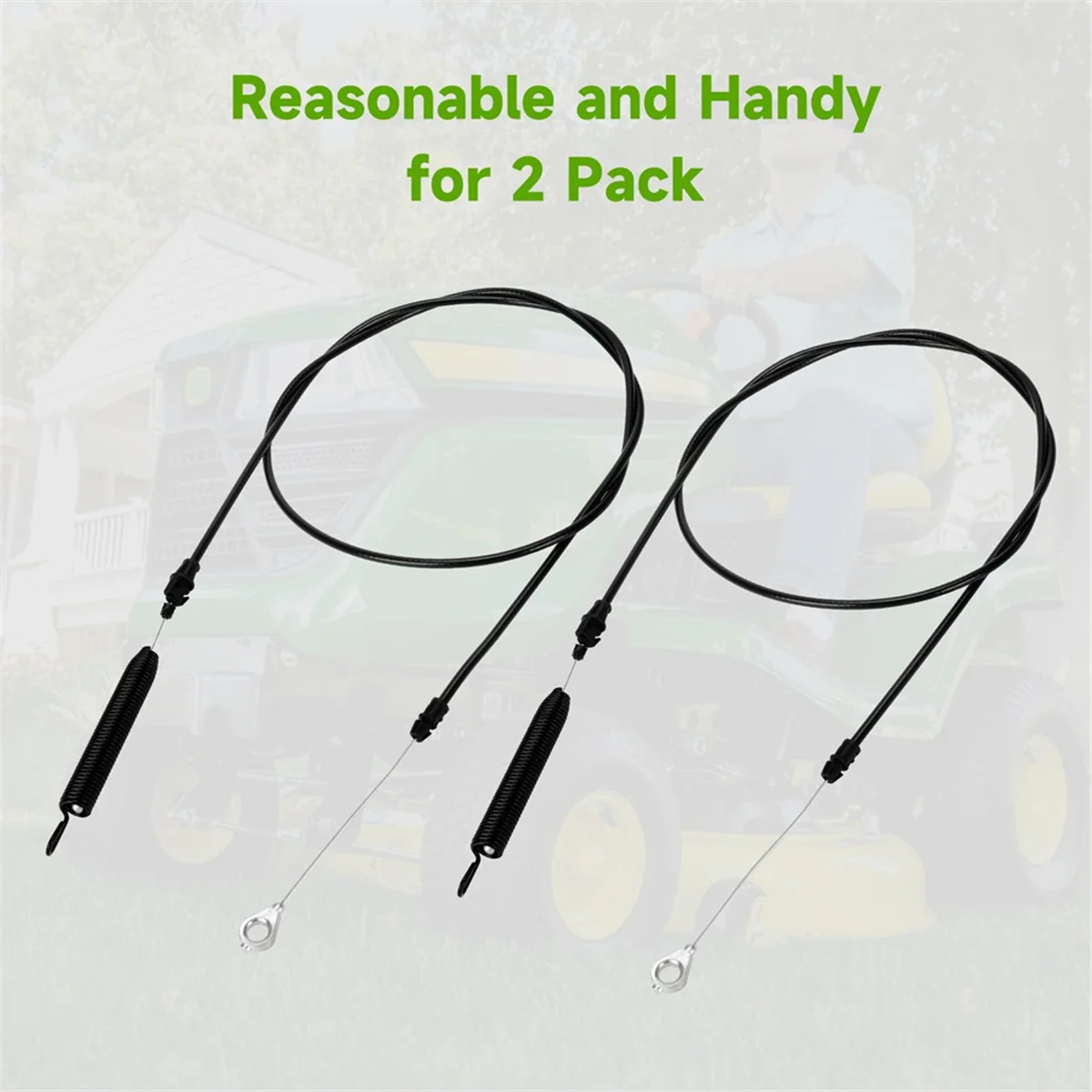 2Pack 532435111 Clutch Cable for CAU30tsman YS4500 YT4000 Husqvarna Riding Lawn Mower, 435111 Deck Blade Engagement Cable