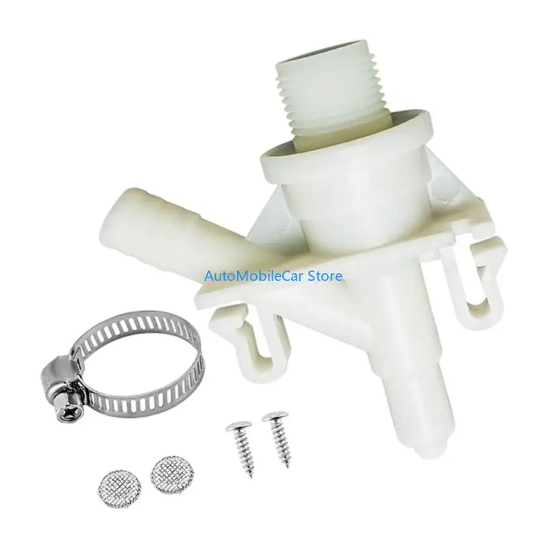 G8TE Toilet Water Valves for 300/310/320 with Hose Outlet and Filter Screen