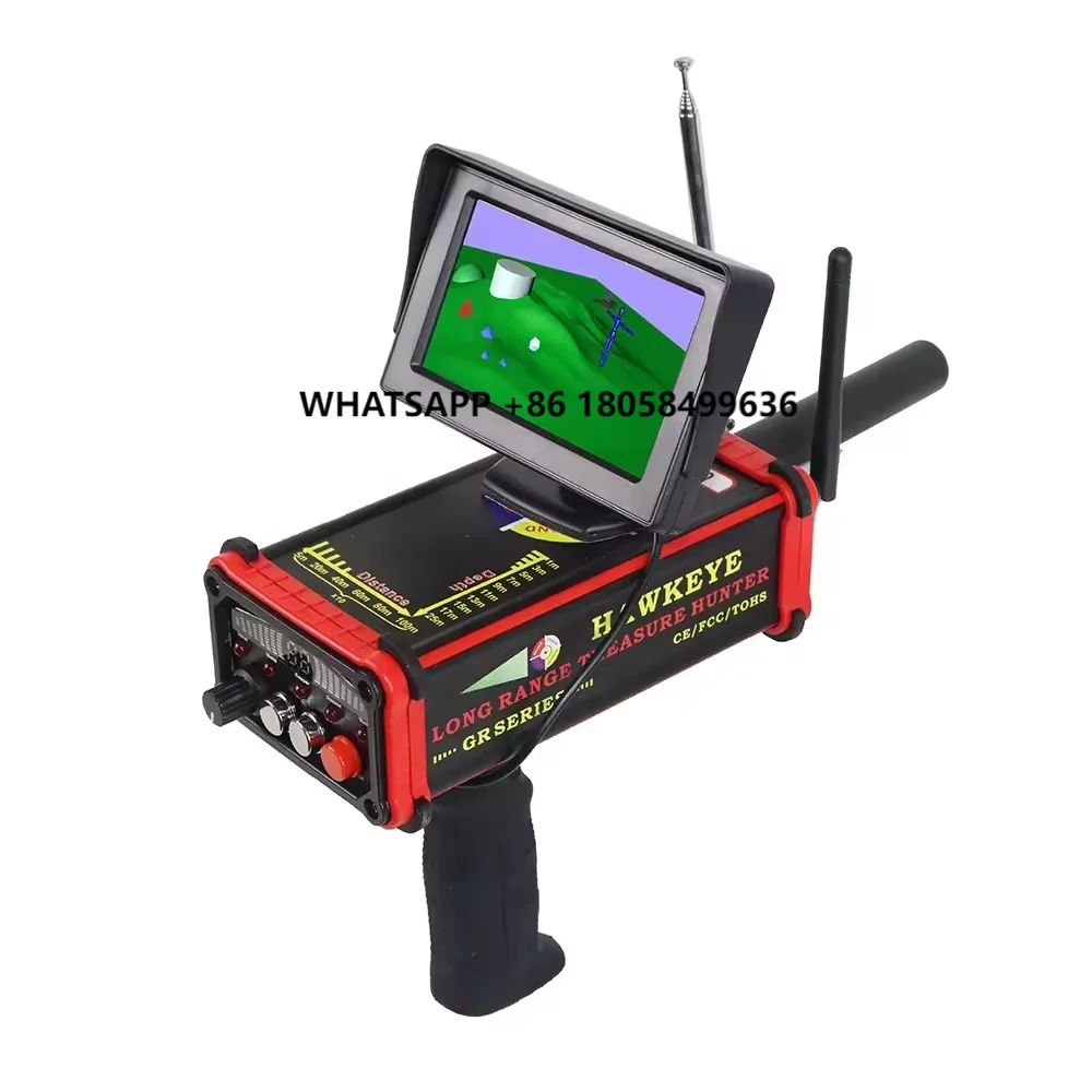 

HAWKEYE GR-1000 Plus Underground Metal Detector GR1000 Plus Gold Silver Copper Diamond Detector Finder Hunter