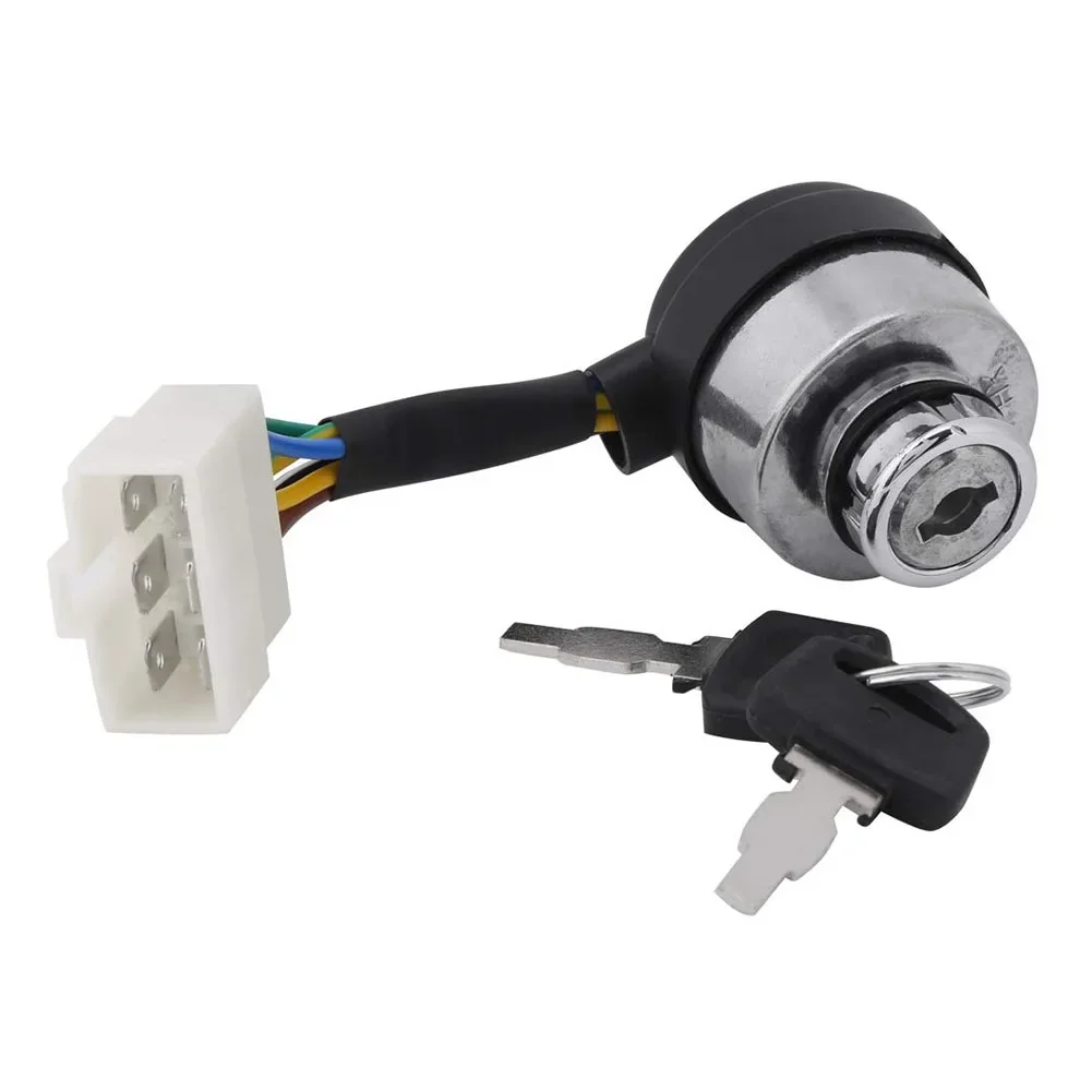 Ignition Key Switch for Electric Key Start Gas Generator Welder On Off 3 Way Suitable for 2 5 6 5KW Generators