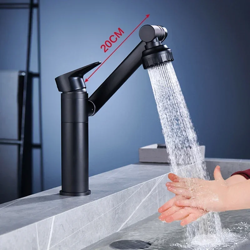 1080 درجة قطب بالوعة الحمام خلاط سطح الخيالة وظيفة مزدوجة سبلاش برهان مياه الحنفية دش مهوية مجموعة حوض المنزل صنبور