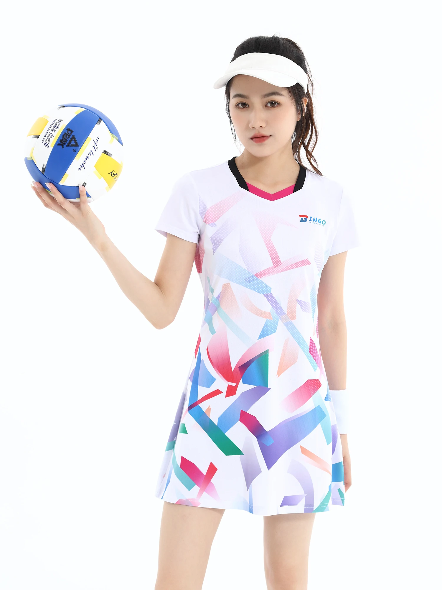 New Women Girls Sports Dress + Inner shorts Ladies Tennis Dresses With Shorts Badminton Dress Clothes Gym Running Sportswear