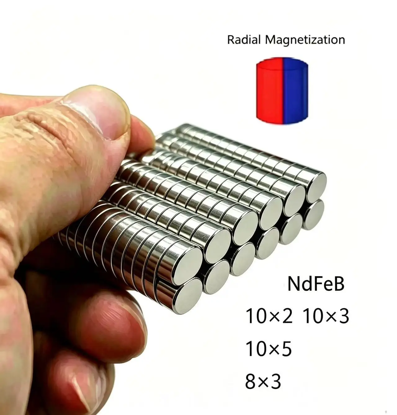 10x2 10x3 8x3 10x5 Strong Neodymium Magnets Disc 3D Printer Motor Scooter Magnetic Ebike Powerful Magnets Booster Round RING