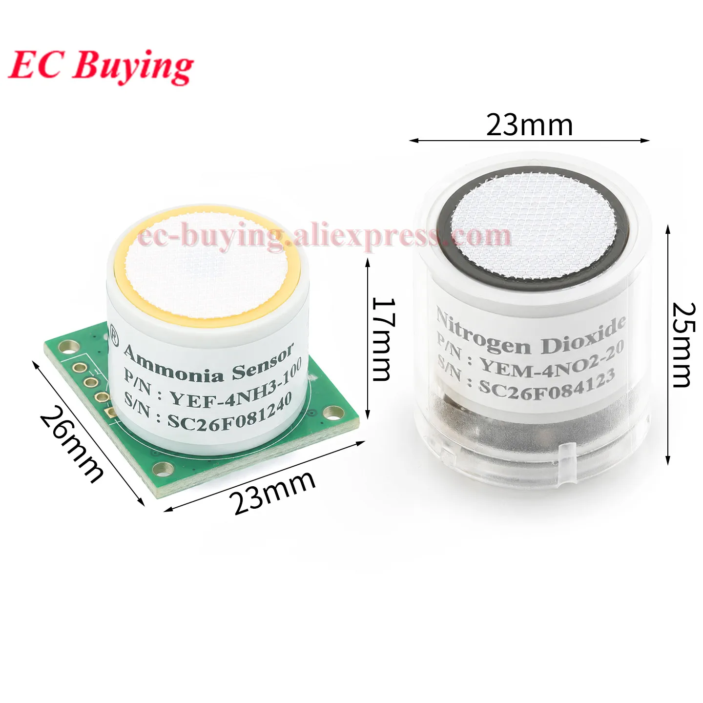 NH3 CO H2S O2 O3 H2 PH3 SO2 NO2 NO CL2 Electrochemical Gas Sensor Module Ammonia Carbon Monoxide Oxygen Ozone Detection 0–100ppm