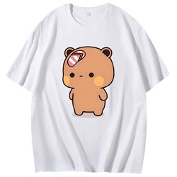 Unique Dudu Was Threw Flip Tshirt Flops By Bubu Since He Teases Bubu Graphic Shirt Kawaii Panda Bear Women Men Short Sleeve Tops